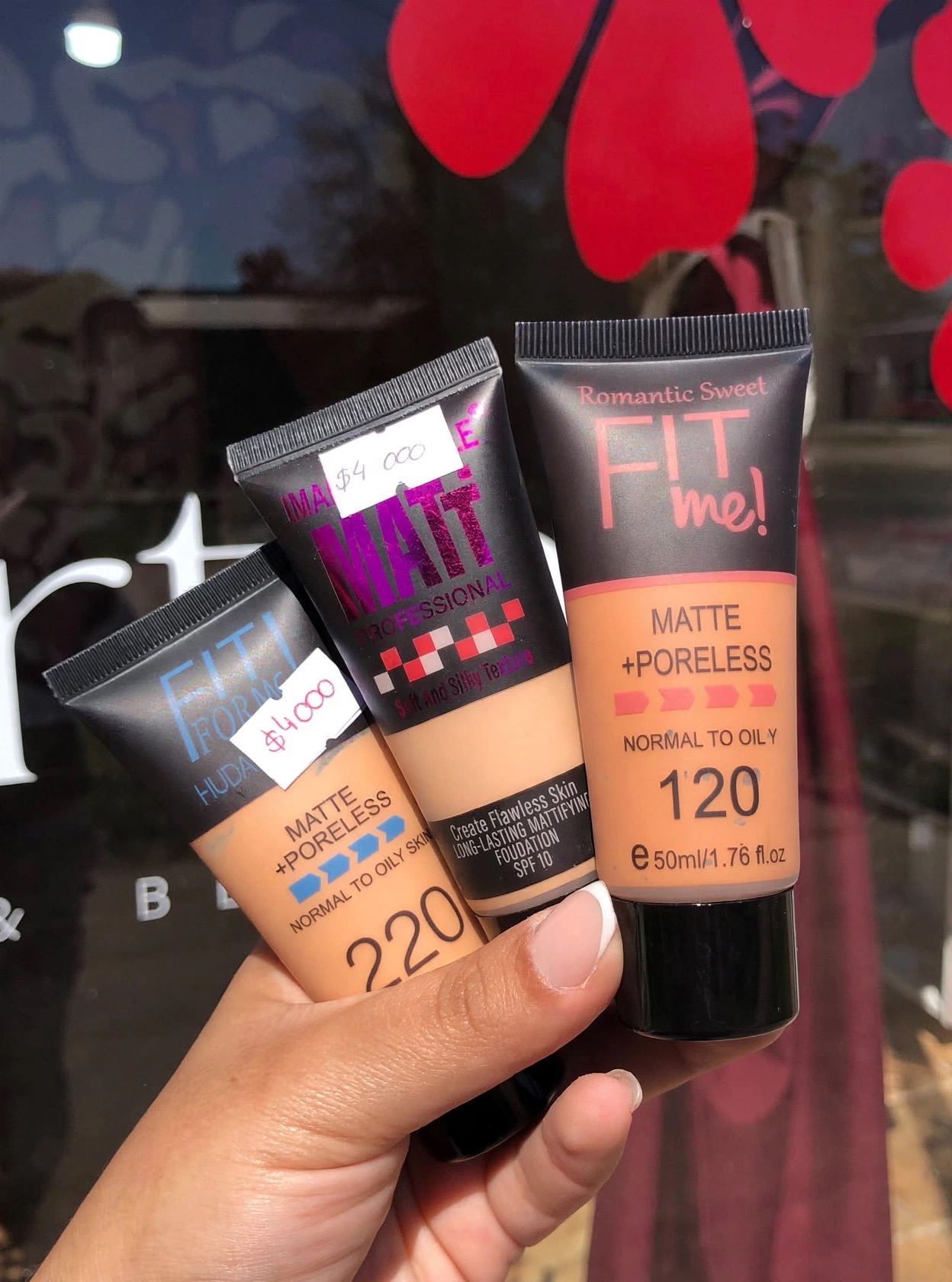 Bases FIT variedad en tonos